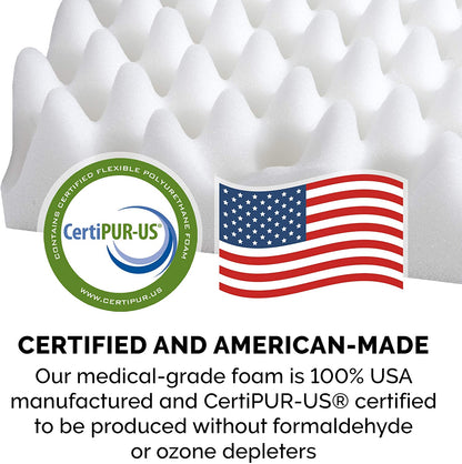 Orthopedic Dog Bed for Large/Medium Dogs W/ Removable Bolsters & Washable Cover, for Dogs up to 55 Lbs - Plush & Suede Sofa - Almondine, Large